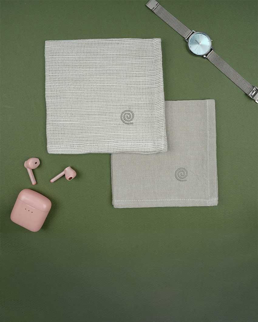 Women's Premium Bamboo Handkerchief | Pack Of 2 | 12 x 12 inches