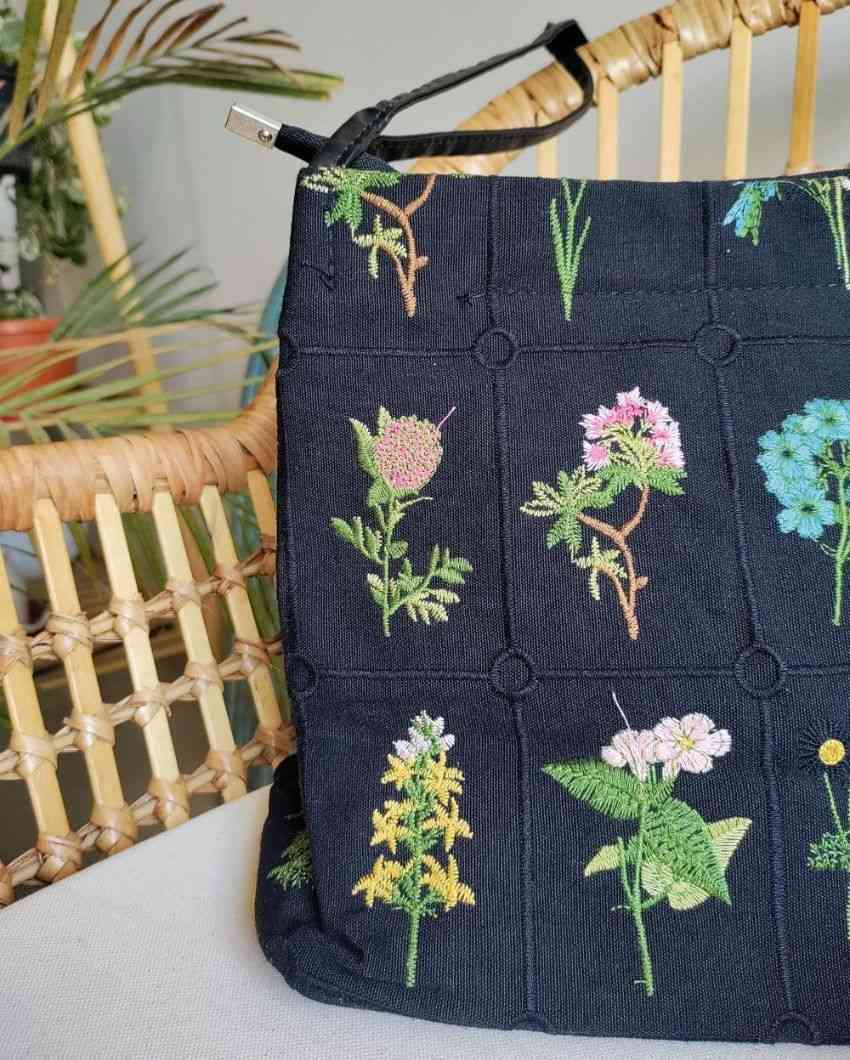 Elegant Miss Briganza Floral Bag | 10 x 5 x 11 inches