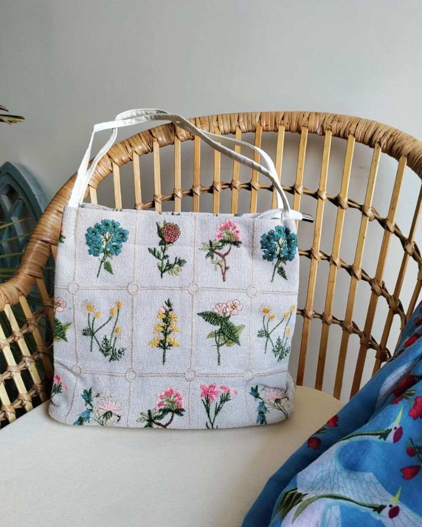 Elegant Miss Briganza Floral Bag | 10 x 5 x 11 inches