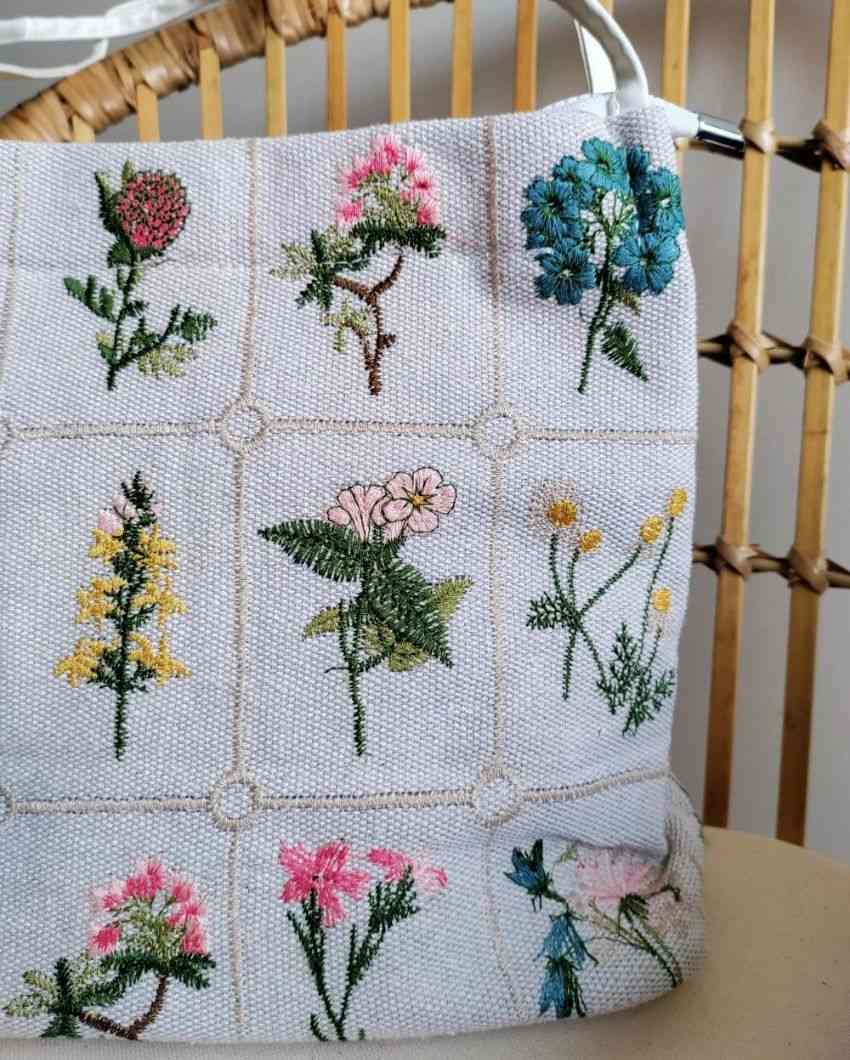Elegant Miss Briganza Floral Bag | 10 x 5 x 11 inches