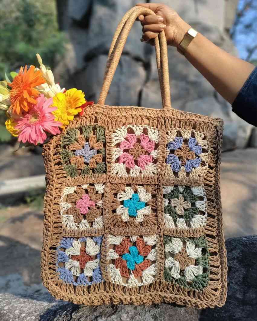 Modern Poppins Shoulder Bag | 14 x 5 x 15 inches