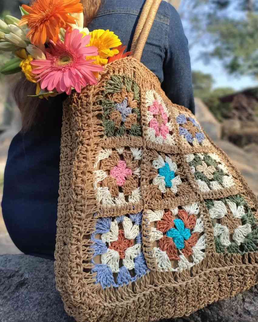 Modern Poppins Shoulder Bag | 14 x 5 x 15 inches
