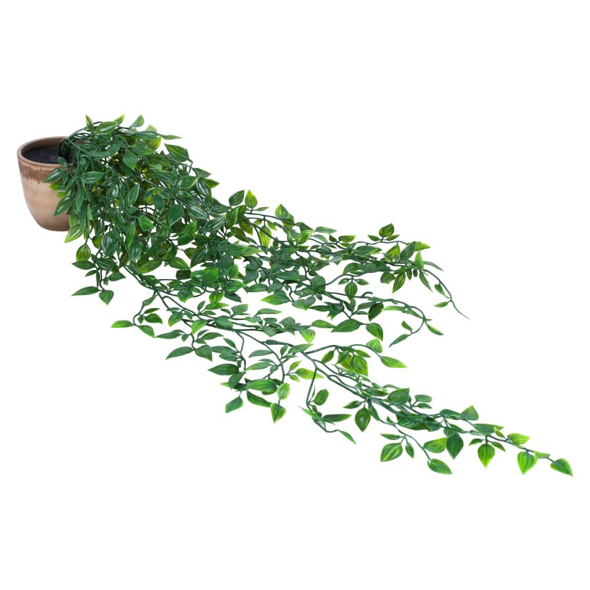 Elegant Artificial Hanging Potted Plant | Set of 2 | 3. feet