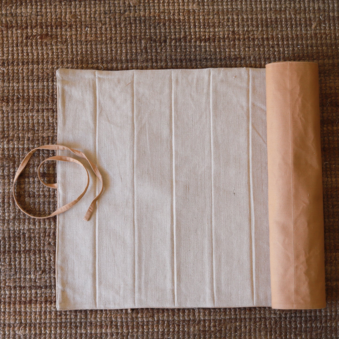 Natural Juco Blend Non Slip Yoga Mat | 79 x 24 inches