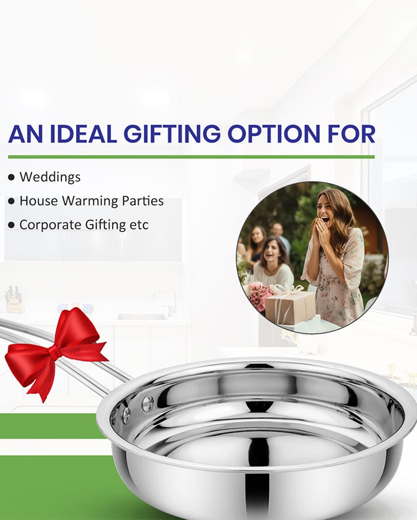 Steady Triply Stainless Steel Frypan