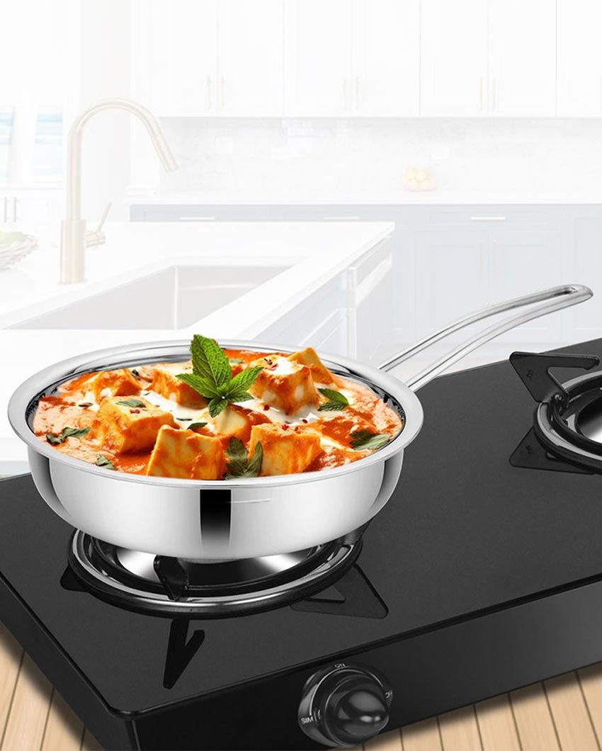 Steady Triply Stainless Steel Frypan