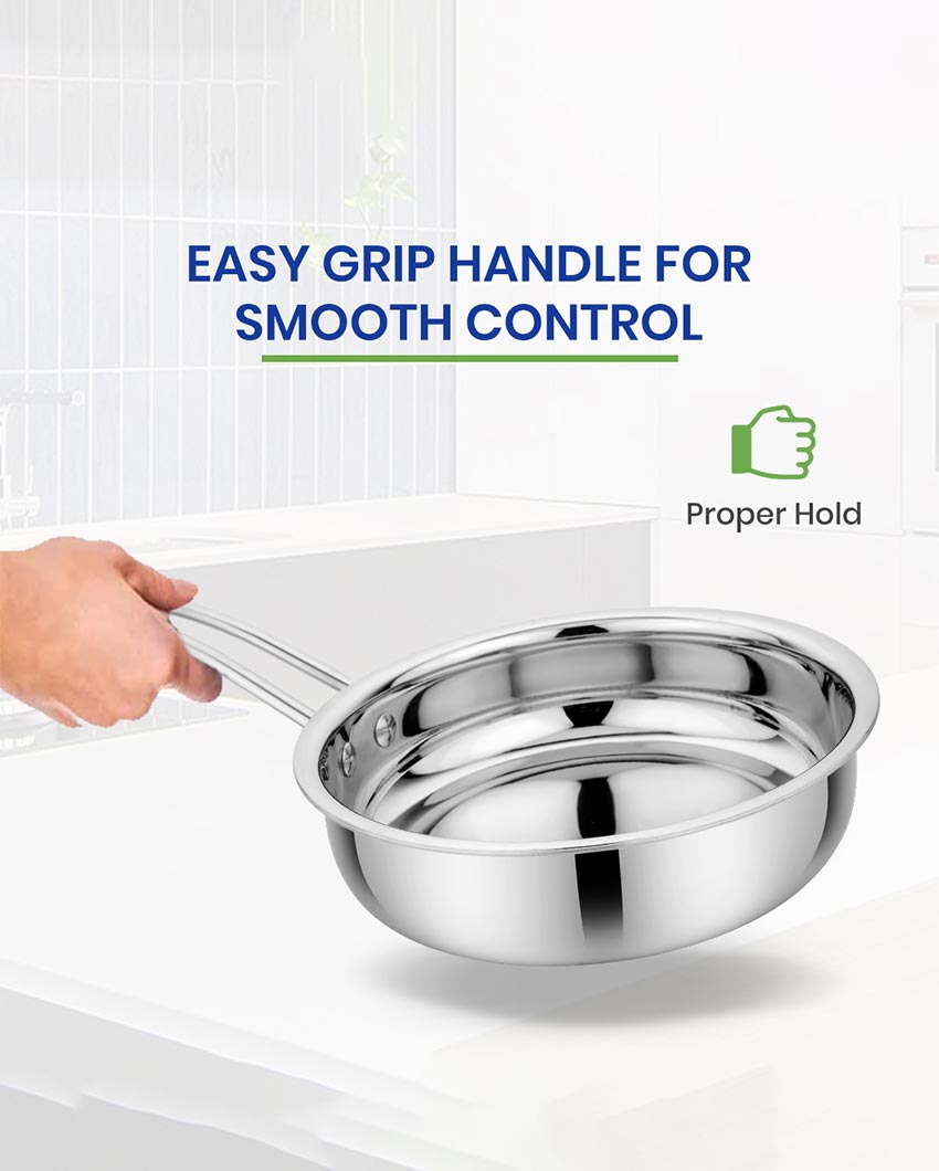 Steady Triply Stainless Steel Frypan
