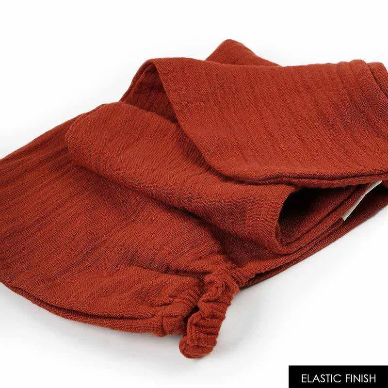 Banana Double Cloth Hair Towel Plus Size Teracotta