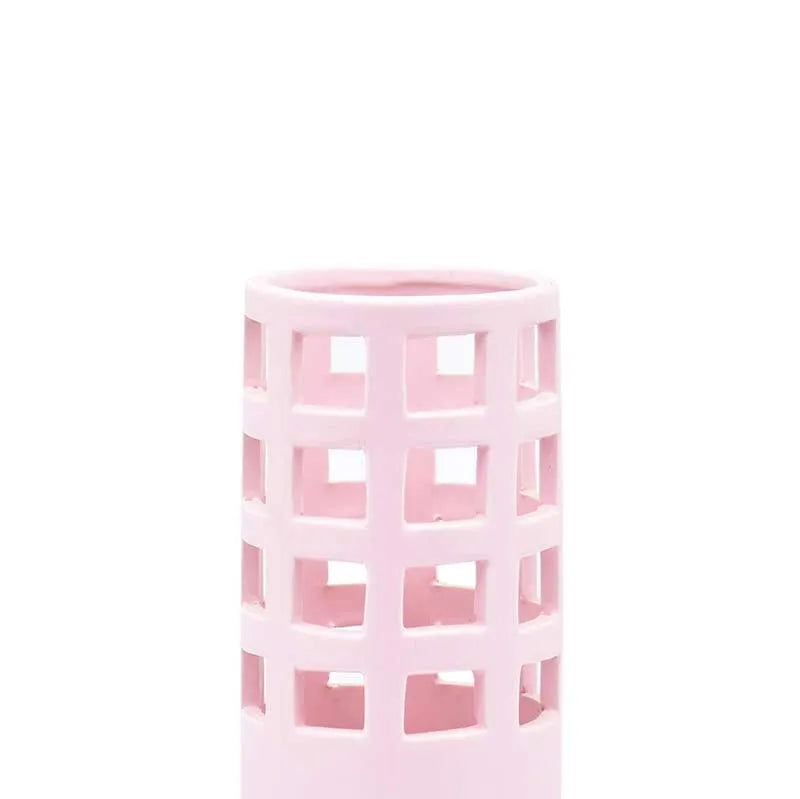 Lattice Vase Pink