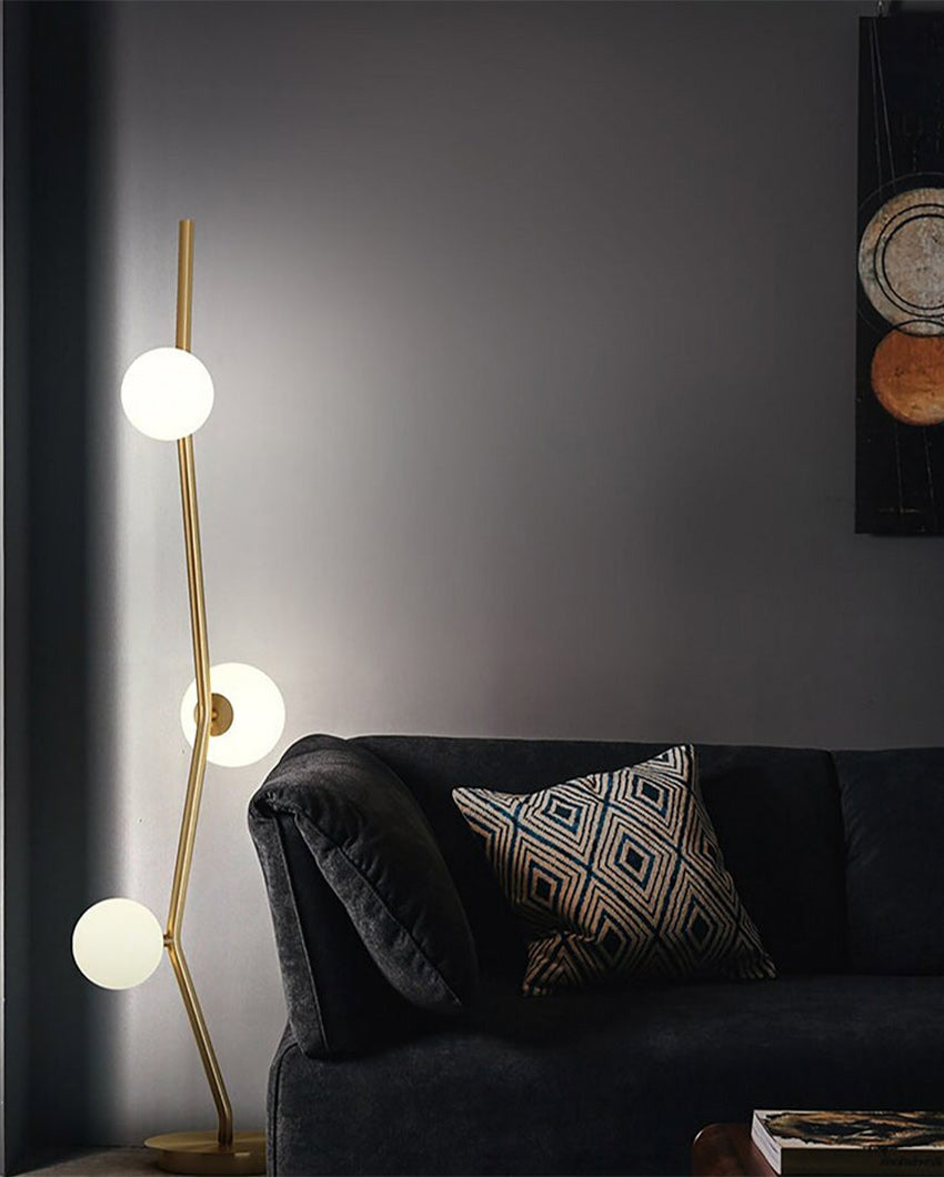 Creative Glass Balls Branch Floor Lamp