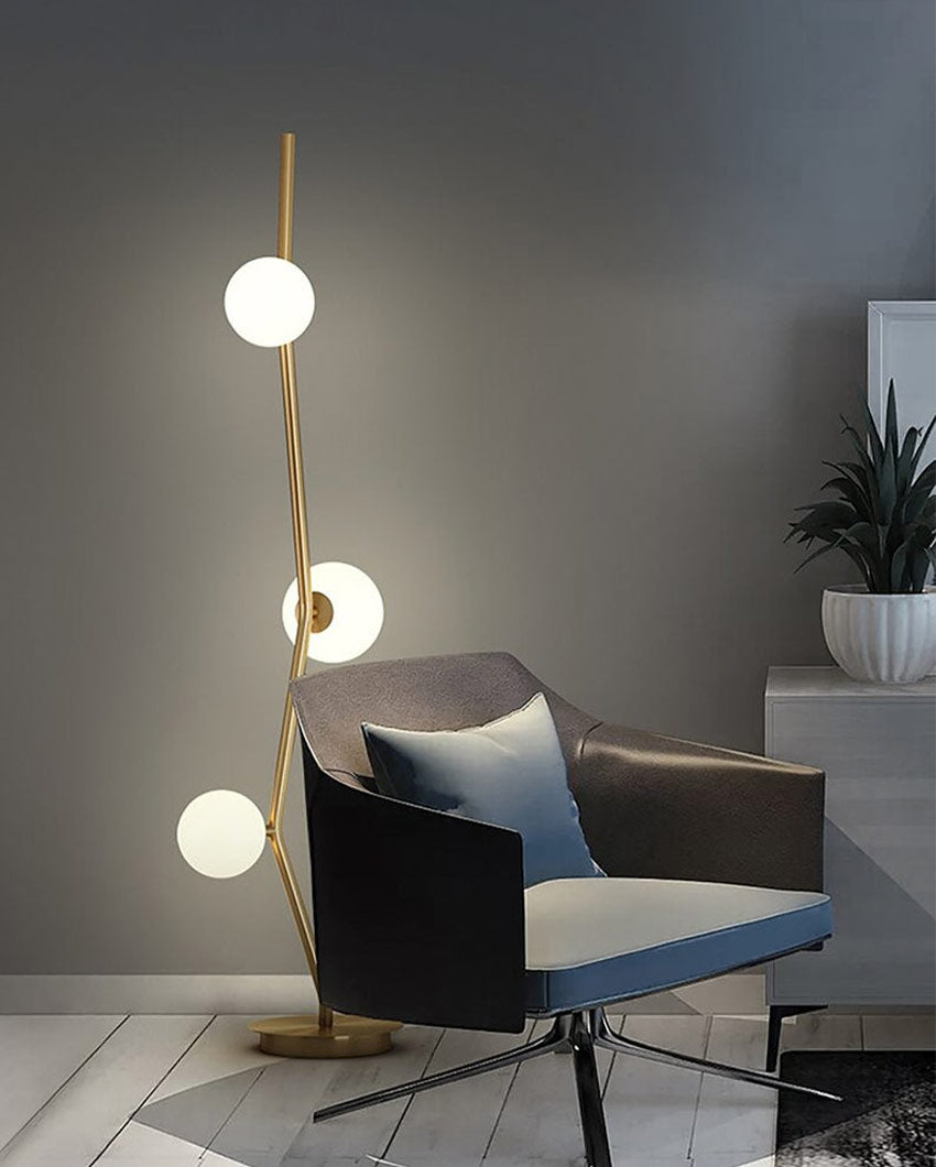 Creative Glass Balls Branch Floor Lamp