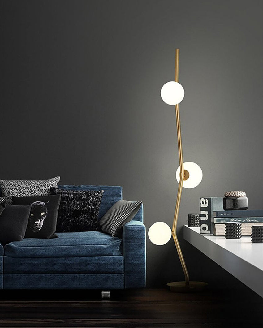 Creative Glass Balls Branch Floor Lamp