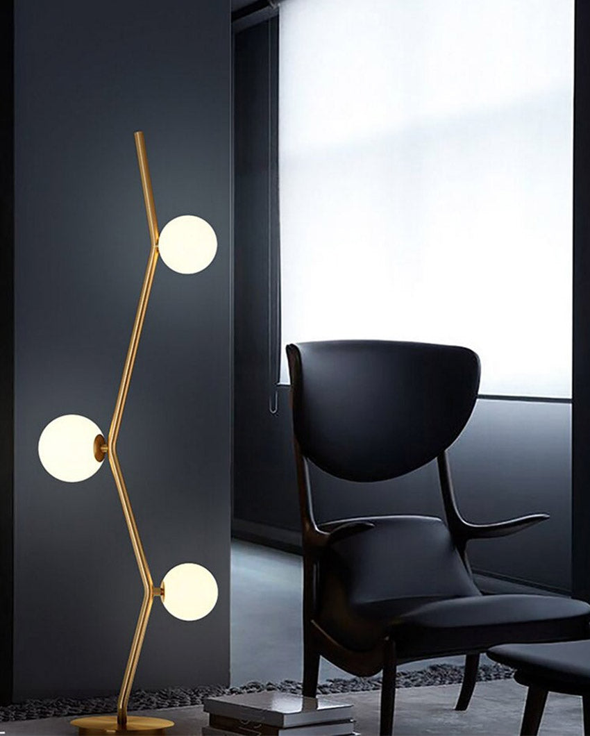 Creative Glass Balls Branch Floor Lamp