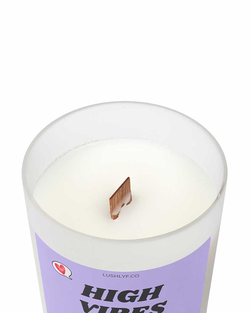 High Vibes Only Valentine’s Lavender Soy Wax Candle | 3 x 4 inches | 200ml