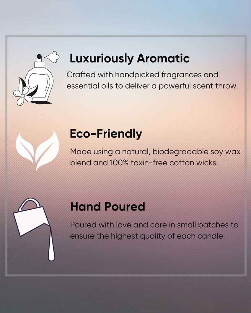 High Vibes Only Valentine’s Lavender Soy Wax Candle | 3 x 4 inches | 200ml