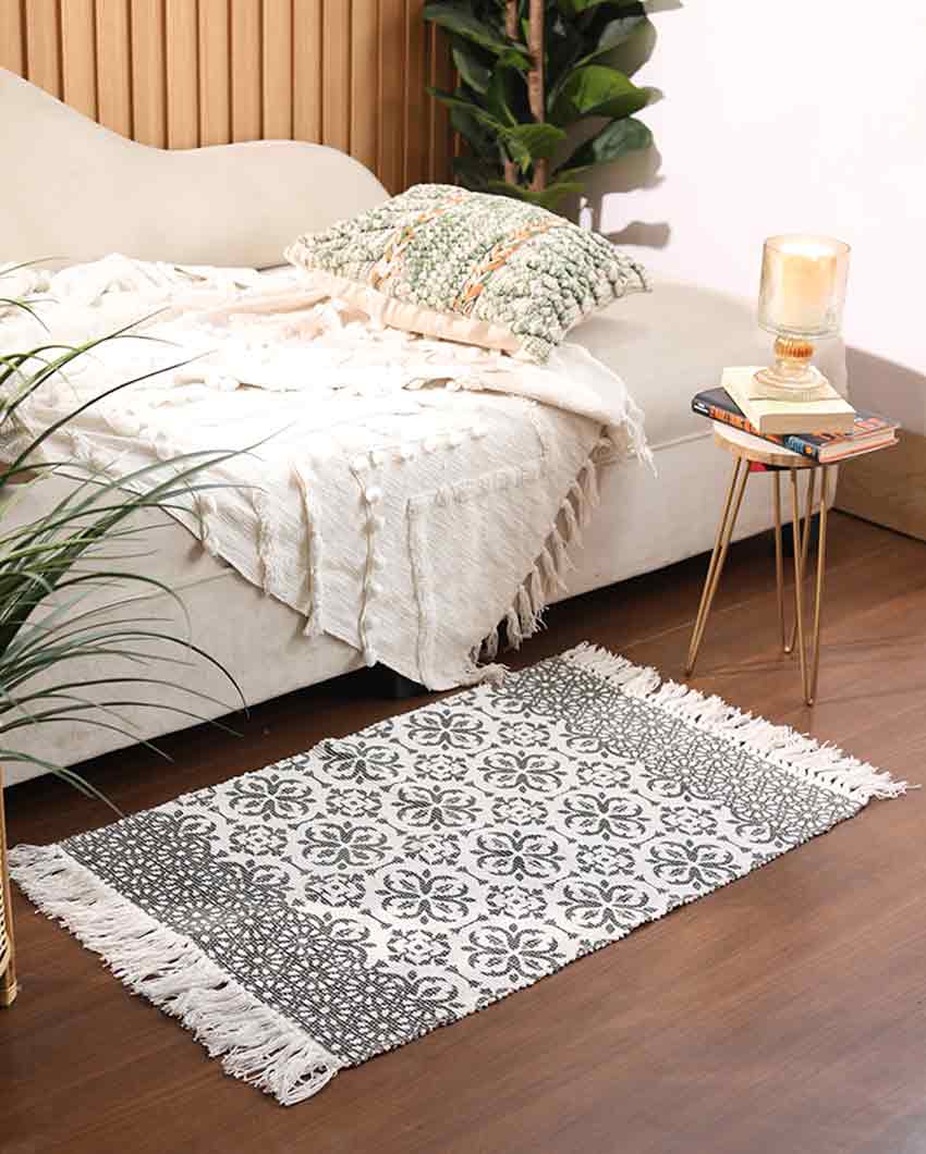 Geometric Accent Floor Mat | 34 x 21 inches