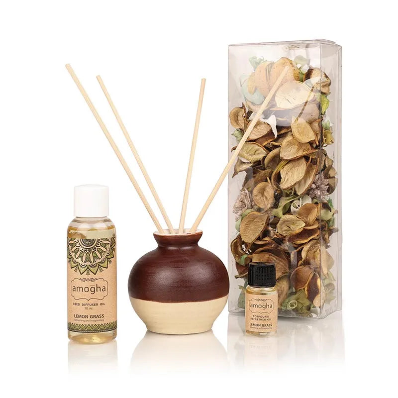 Reed Diffuser Fragrance Gift Set | Multiple Options Lemon Grass