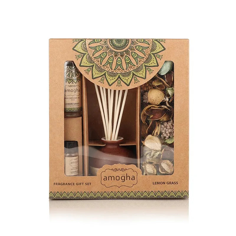 Reed Diffuser Fragrance Gift Set | Multiple Options Lemon Grass