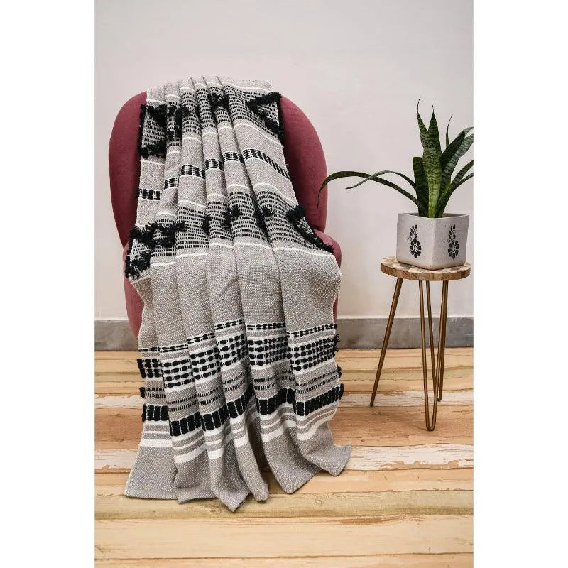 Aesthetic Bloom Breathable Soft Cotton Throw