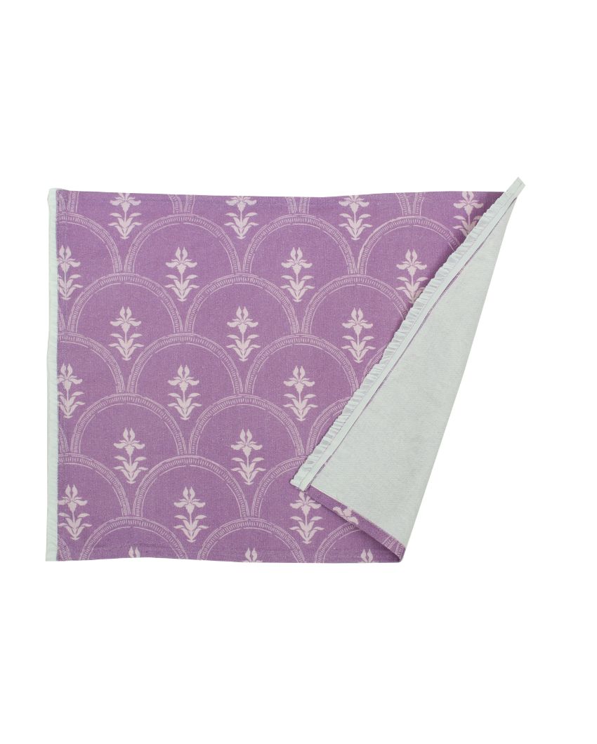 Iris Design Cotton Placemats | 13 x 19 inches