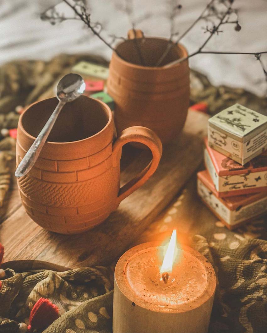 Terracotta Maharaja Jumbo Mugs | 5 x 4 x 5 inches
