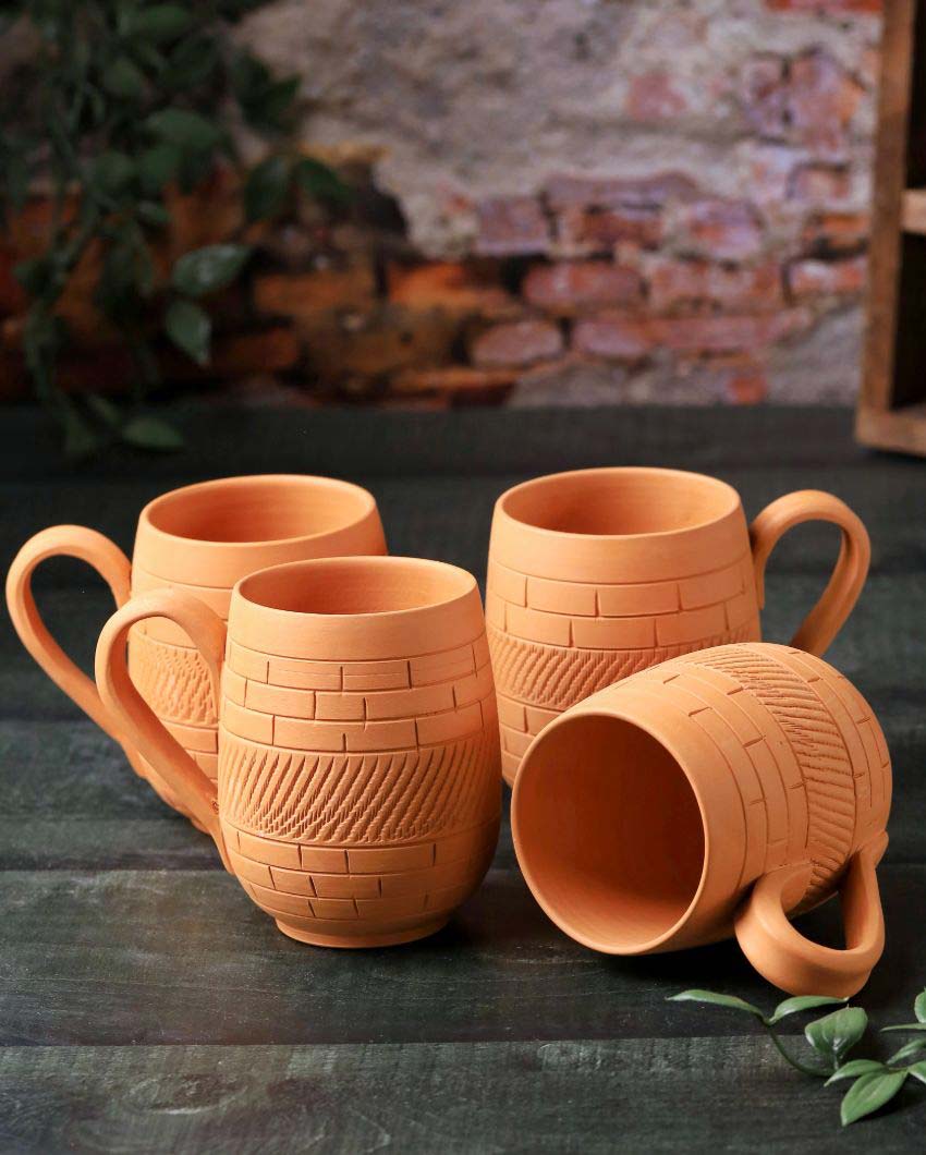 Terracotta Maharaja Jumbo Mugs | 5 x 4 x 5 inches