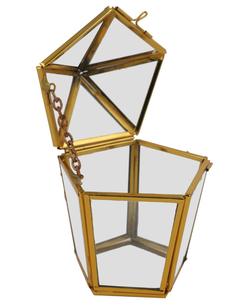 Transparent Miniature Ring Jewelry Box | 4 x 4 x 4 inches