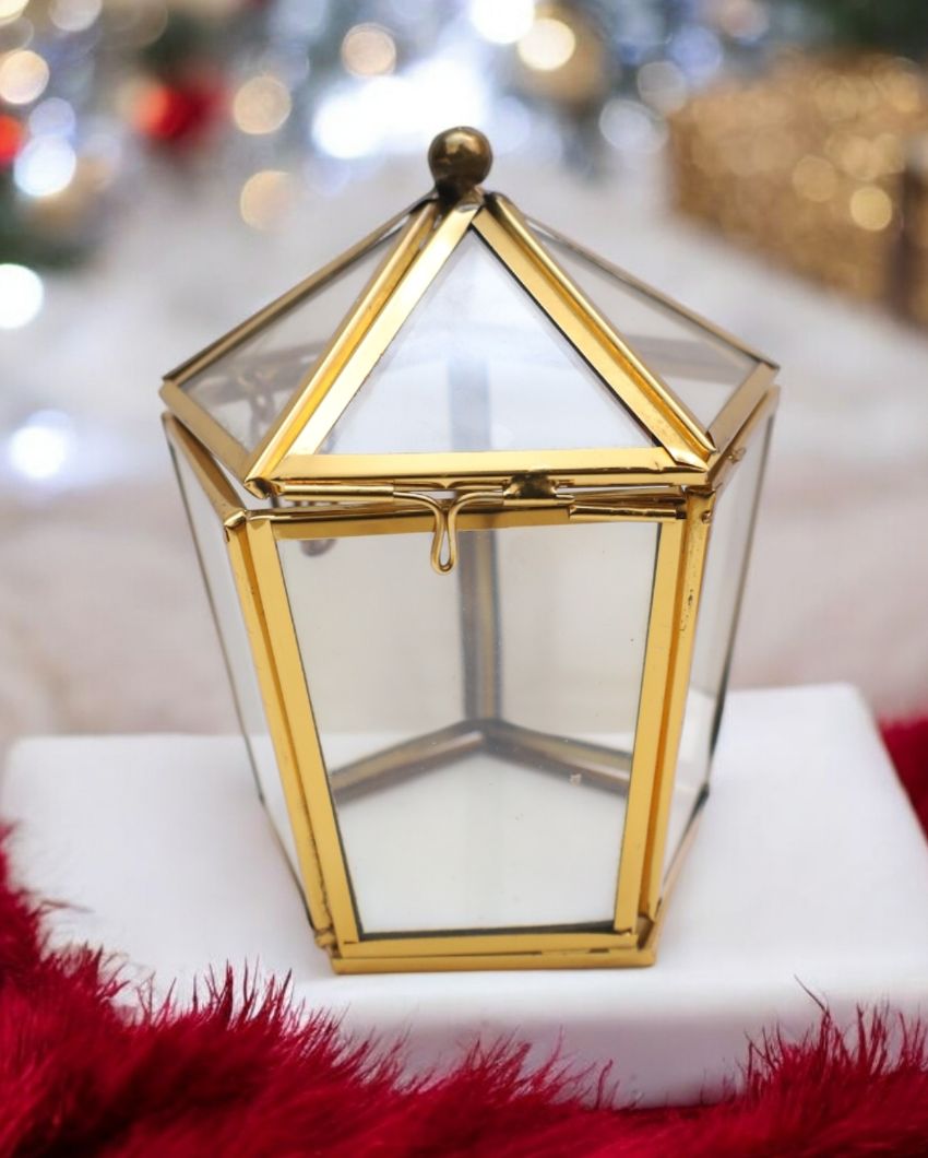 Transparent Miniature Ring Jewelry Box | 4 x 4 x 4 inches