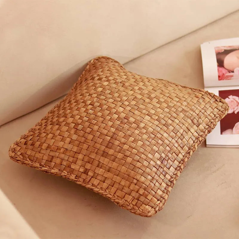 Chic Water Hyacinth Cushion Cover (Single)