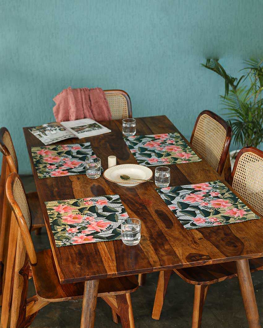 Kamal Printed Cotton Placemats | 13 x 19 inches