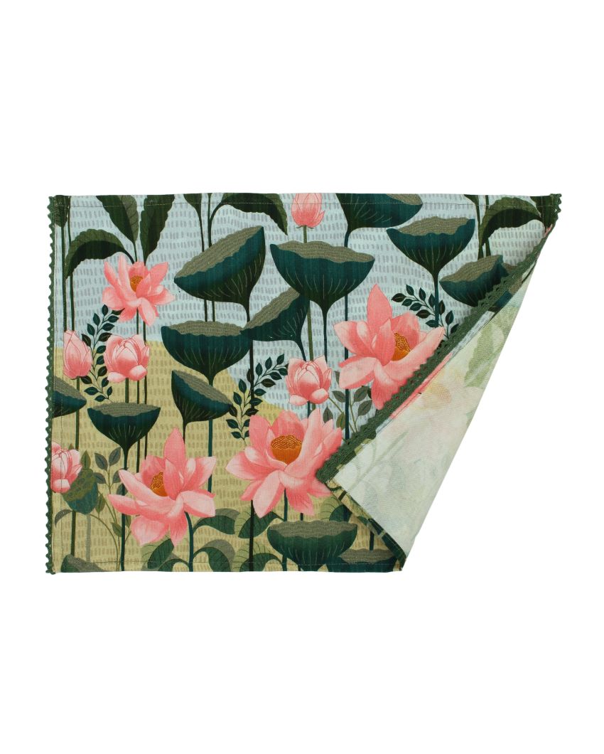 Kamal Printed Cotton Placemats | 13 x 19 inches