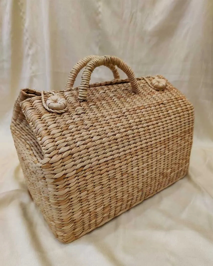 Jute picnic basket sale