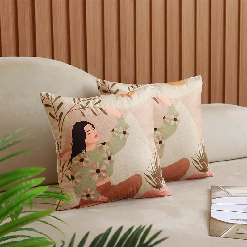 Sila Velvet Cushion Covers | Set of 2