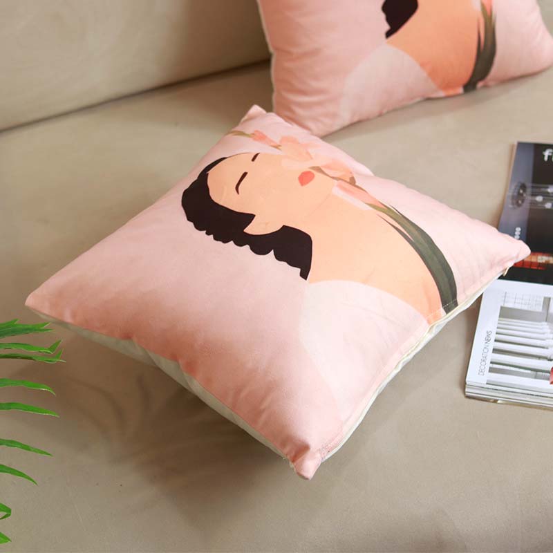 Ethereal Velvet Cushion Covers | Set of 2 | 16 x 16 Inches