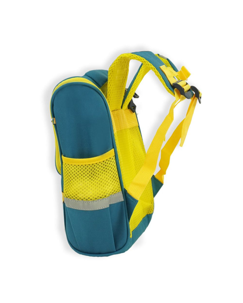 Cosmic Blue Astro Flap Early School Backpack | 10 x 5 x 13 inches