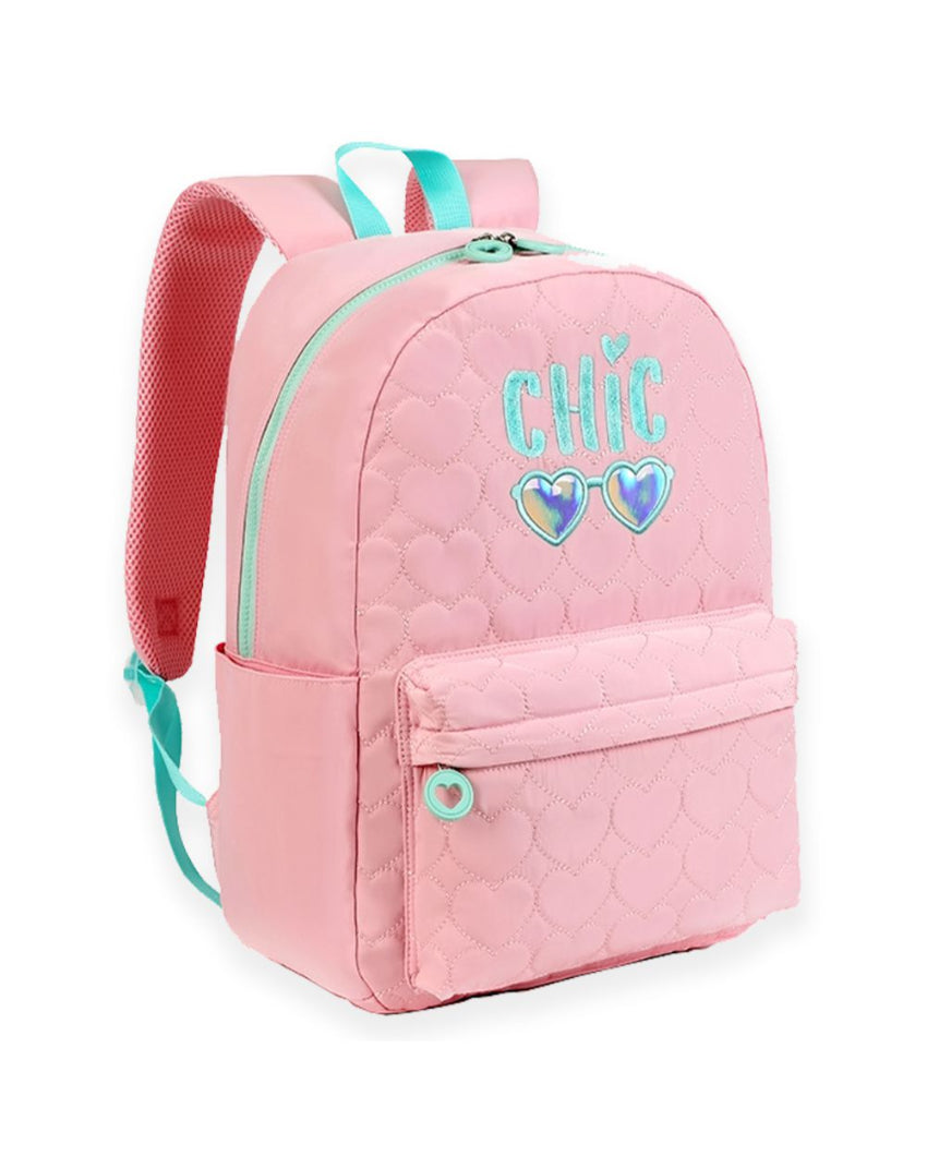 Pink Cool Glasses 3-Piece Backpack Set | 14 x 6 x 17 inches
