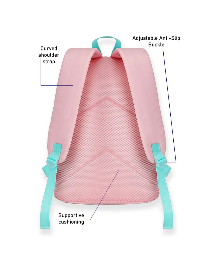 Pink Cool Glasses 3-Piece Backpack Set | 14 x 6 x 17 inches