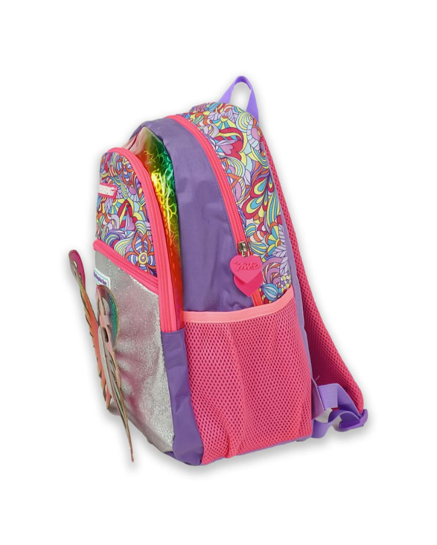 Charming 3D Glitter Butterfly Kids Backpack | 15 x 10 x 5 inches