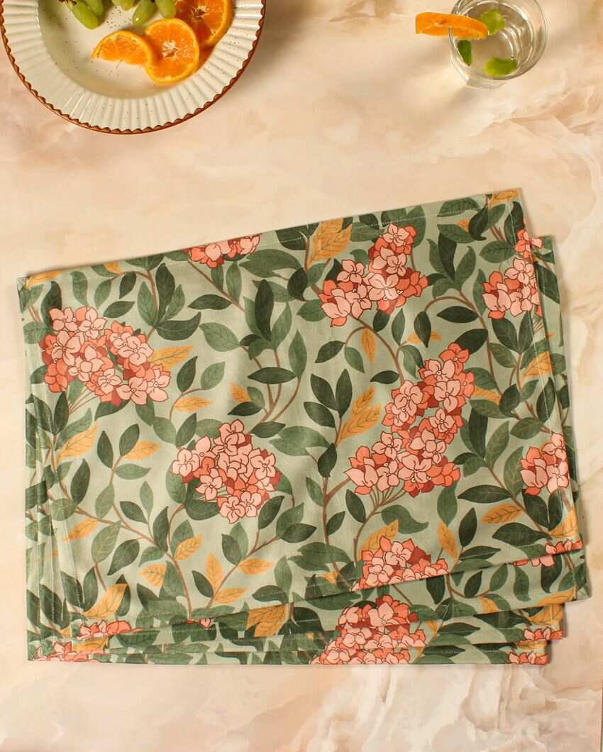 Madhumalati Printed Velvet Placemats | 13 x 19 inches