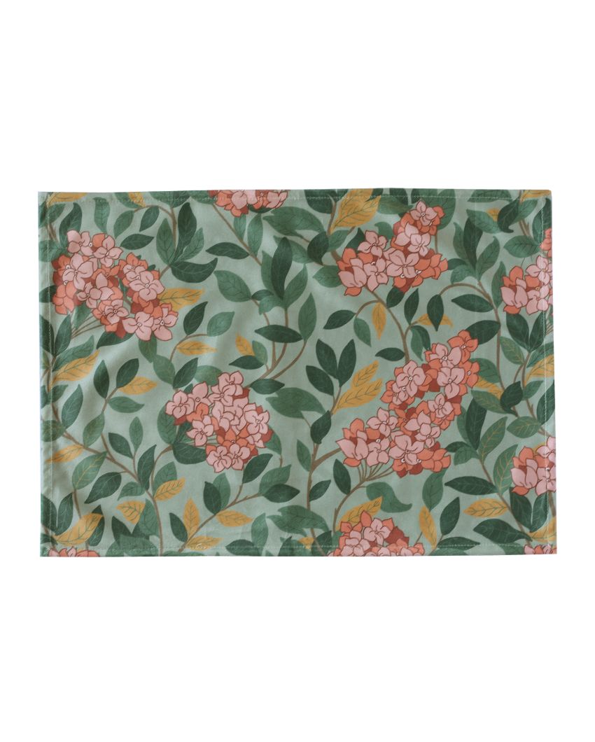 Madhumalati Printed Velvet Placemats | 13 x 19 inches