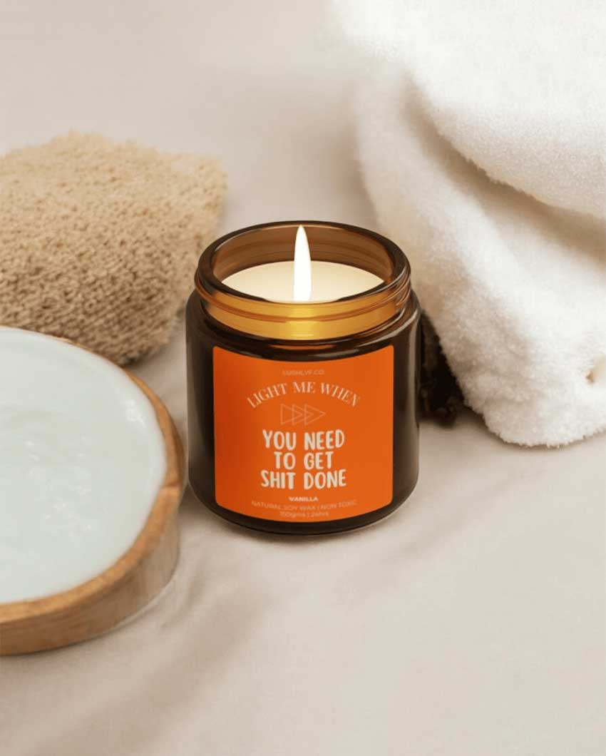 Motivation Glow Valentine Love Candles Vanilla Soy Wax Candle | 3 x 3 inches | 150ml