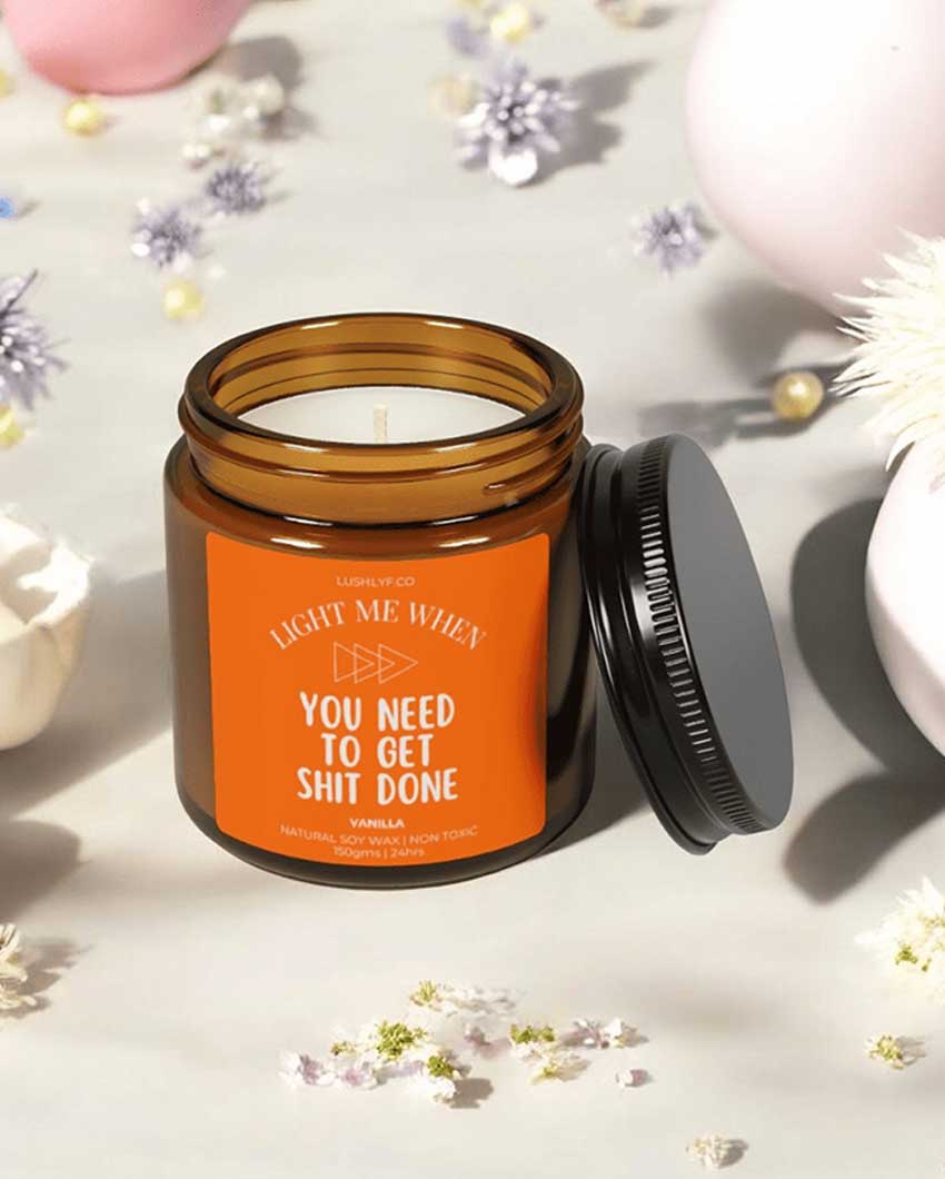 Motivation Glow Valentine Love Candles Vanilla Soy Wax Candle | 3 x 3 inches | 150ml