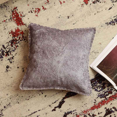 Checkered Velvet Cushion Covers | Set of 2