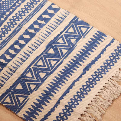 Royal Blue Accent Floor Mat | 34 x 21 inches