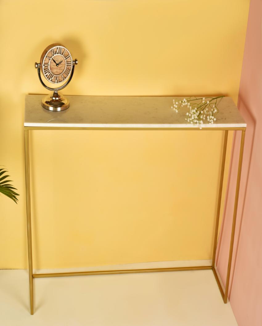 Nested Marble Top Console Table | Set Of 2
