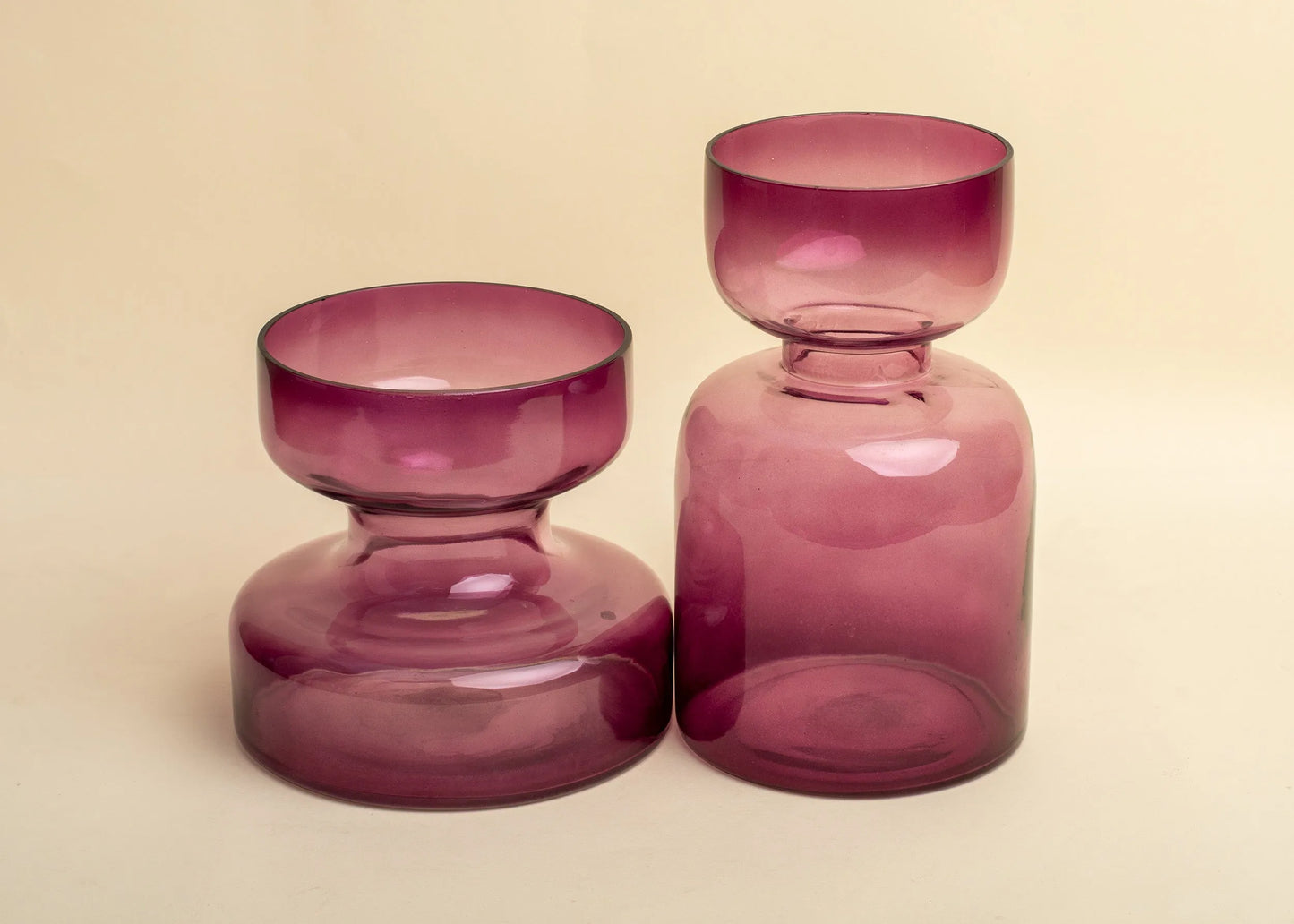 Lilac Colored Glass Vase Tall (3 inch)