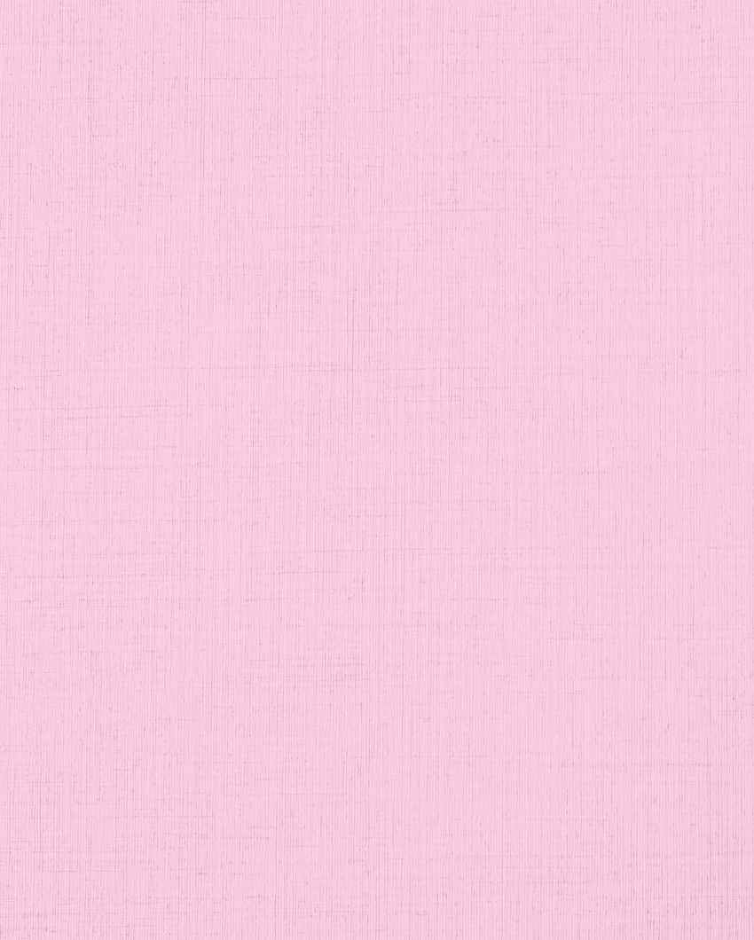 Cozyset Pink Cotton Single Bed Sheet With Pillow Cover | Pack of 2