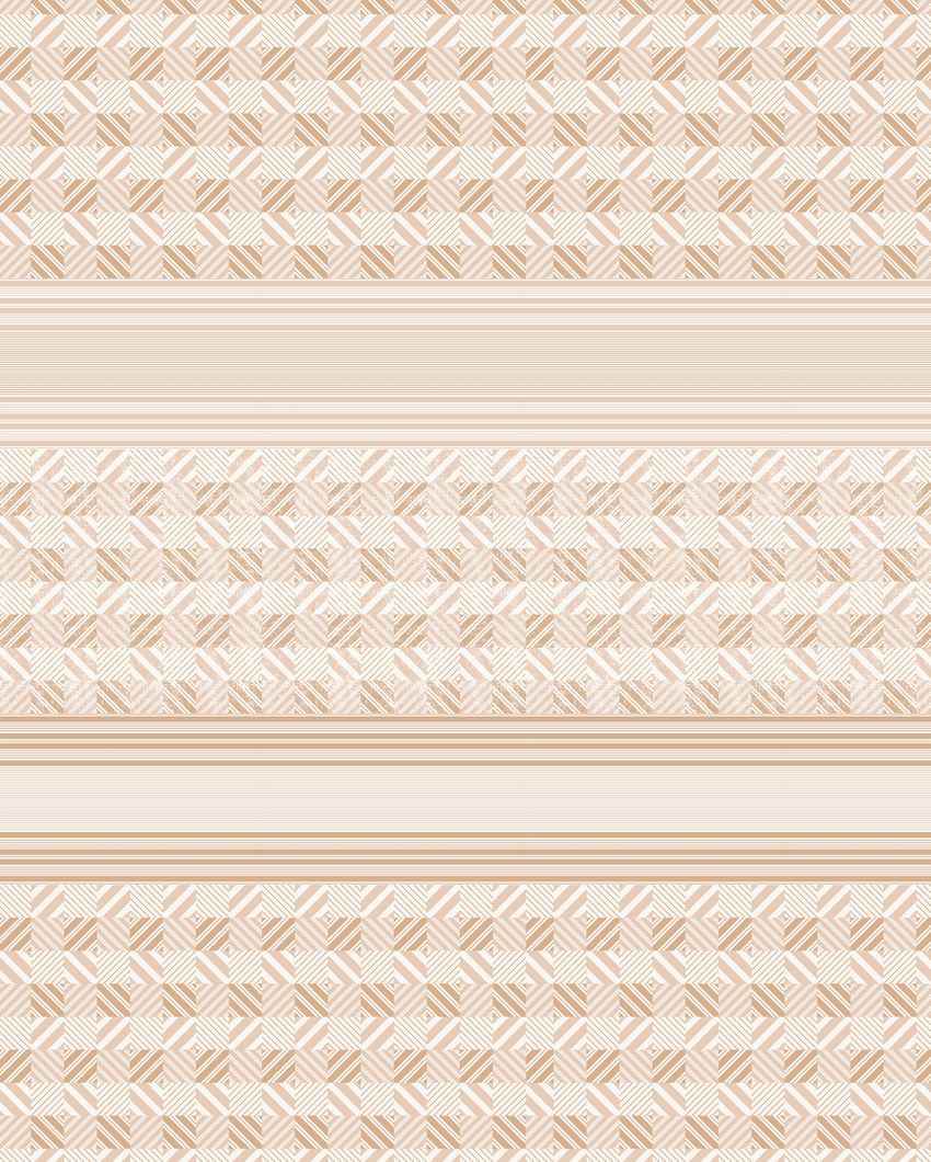 Bedbliss Beige Cotton Super King Bed Sheet With Pillow Covers | Pack of 3