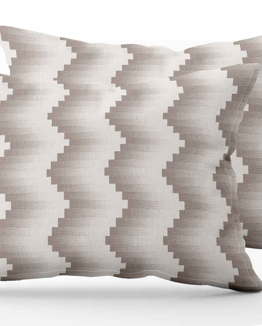 Bedlayer Beige Cotton Super King Bed Sheet With Pillow Covers | Pack of 3