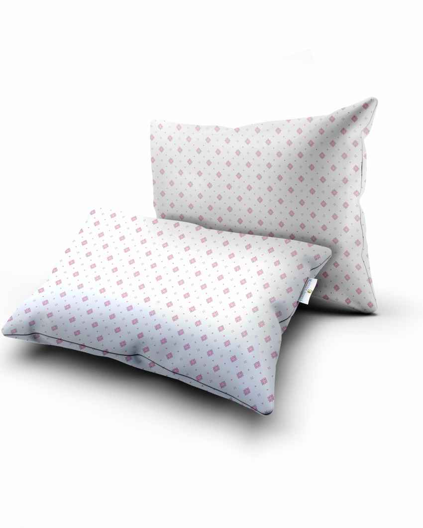 Silkloom Pink Polycotton Super King Bed Sheet With Pillow Covers | Pack of 3